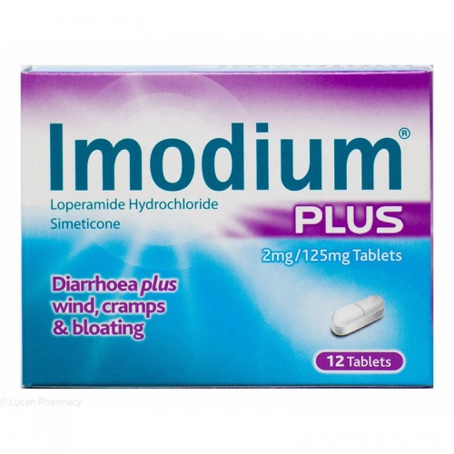 Imodium Plus - 12 tablets
